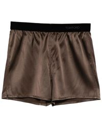 Tom Ford - Zijden Pyjamashort - Lyst