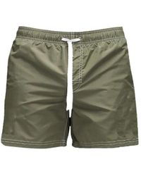 Sundek - Badmode ,Groen ,Polyester Logo-Print Zwemshorts - Lyst