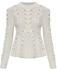 McQueen - Round-Neck Knitwear - Lyst