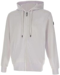 Colmar - Fitness ,Wit ,Katoen Hooded Sweatshirt Met Volledige Rits - Lyst