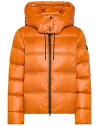 Peuterey - Jassen ,Oranje ,Nylon Oranje Bomberjack Aw 24 - Lyst