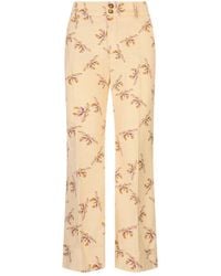 La DoubleJ - Broeken ,Veelkleurig ,Katoen Hendrix Pants - Lyst