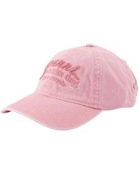 Ganni - Washed Cotton Cap - Lyst