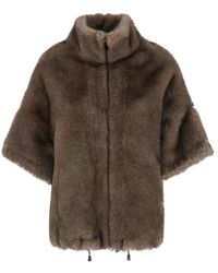 VALENTINI 1972 - Korte Shearling Jas - Lyst