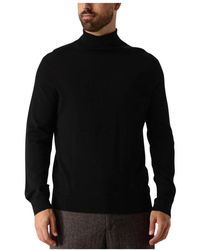 SELECTED - Merino Roll Neck Gebreide Trui - Lyst
