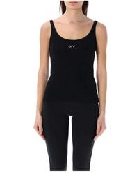 Off-White c/o Virgil Abloh - Tops > sleeveless tops - Lyst