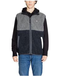 Tommy Hilfiger - Schwarze Polyesterjacke Herbst/Winter Kollektion - Lyst