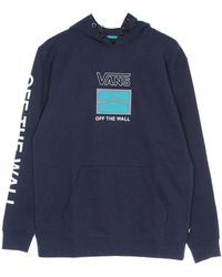 Vans - Blauwe Sequence Hoodie Met Kangoeroezak - Lyst