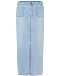 Kaffe - Denim Skirts - Lyst