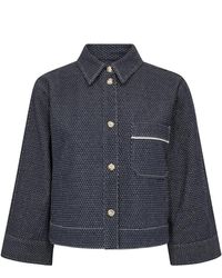 Mos Mosh - Jassen ,Blauw ,Light Jacket - Lyst
