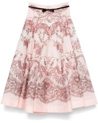 Zimmermann - Midi Skirts - Lyst