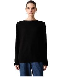 Marc O' Polo - Truien & Vesten ,Zwart ,Katoen Regular Fit Pullover - Lyst