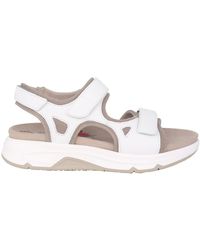 Gabor - Weiße wandersandalen für frauen - Lyst