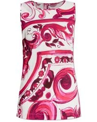 Dolce & Gabbana - Sleeveless Tops - Lyst