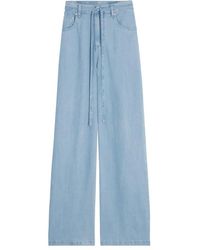 Suncoo - Rabi Wide-Leg Jeans - Lyst
