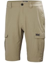 Helly Hansen - Korte Broeken ,Groen ,Cargo Shorts Voor Outdoor Avonturen - Lyst