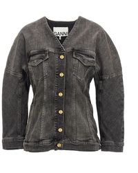 Ganni - Denim Jackets - Lyst