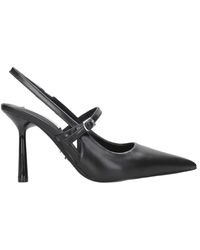 Steve Madden - Schwarze Leder-Pumps Mit Spitzer Zehenpartie - Lyst