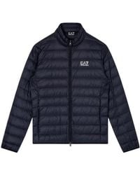 EA7 - Jassen ,Blauw ,Packable Down Jacket Core Identity - Lyst