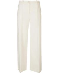 Eleventy - Broeken ,Wit ,Kasjmier Kasjmier Flare Broek - Lyst
