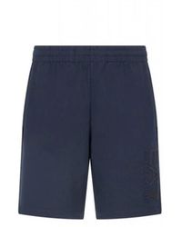 EA7 - Visibility Katoenen Bermuda Shorts - Lyst