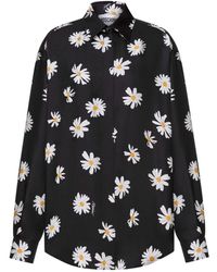 Moschino - Schwarzes button-up hemd - Lyst