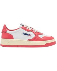 Autry - Zweifarbige Sneakers Mit Gepolstertem Kragen - Lyst