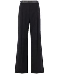 Loewe - Broeken ,Zwart ,Wol Tailored Wool Broeken - Lyst