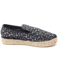 Ash - Dunkelgraue Espadrilles-Schuh Mit Keilabsatz - Lyst