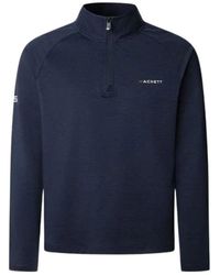 Hackett - Strike Zip Polo - Lyst
