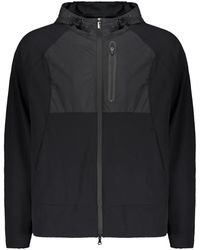 Paul & Shark - Jassen ,Zwart ,Polyester Lichtgewicht Jas Met Capuchon - Lyst