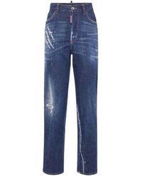 DSquared² - Boston Cropped Jeans - Lyst