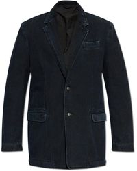 DIESEL - Jassen ,Blauw ,Denim Denim Jacket D-Reger-D - Lyst