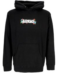 RIPNDIP - Hoodies & Sweatvesten ,Zwart ,Katoen Peace Love Hoodie Zwart - Lyst