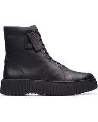 Clarks - Funny cedar stiefelette - schwarz,schwarzer lederstiefelette - Lyst