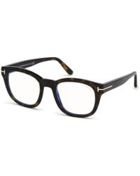 Tom Ford - Goldene Metall- und Acetatbrille - Lyst