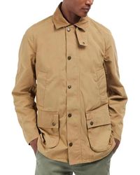 Barbour - Jacke mit reißverschluss und taschen - Lyst