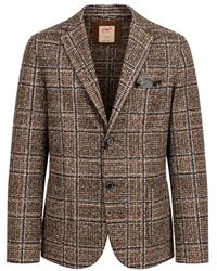 Bob - Jassen ,Bruin ,Wol Single-Breasted Blazer - Lyst