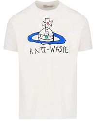 Vivienne Westwood - Klassische t-shirts und polos in weiß - Lyst