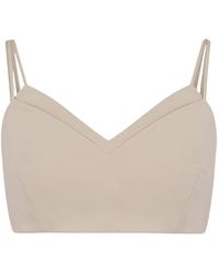SIMONA CORSELLINI - Sleeveless Tops - Lyst