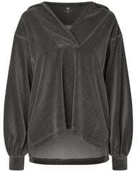 Masai - Hoodies & Sweatvesten ,Grijs ,Katoen Danila Jersey Top - Lyst