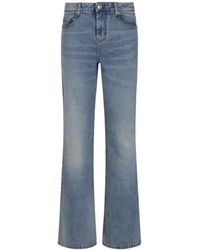 Ami Paris - Jeans ,Blauw ,Denim Bootcut Fit Jeans - Lyst
