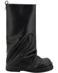 The Attico - Stivali Combat 'Robin' Neri - Lyst