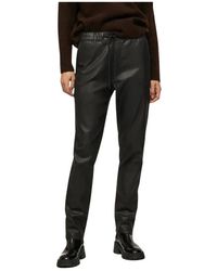Pepe Jeans - Leather Trousers - Lyst