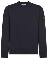 Stone Island - Blaue pullover für männer - Lyst