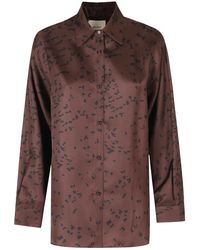 Alysi - Overhemden ,Bruin ,Shirts - Lyst