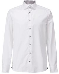 Stenströms - Moderne Slim-Fit Twill Overhemd - Lyst