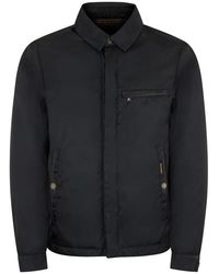 Moorer - Jassen ,Zwart ,Polyester Gewatteerd Jack - Lyst