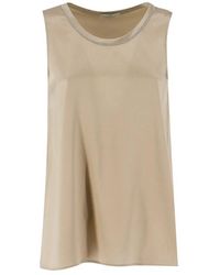Panicale - Sleeveless Tops - Lyst