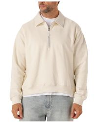 Woodbird - Zip Polo Sweater Voor - Lyst